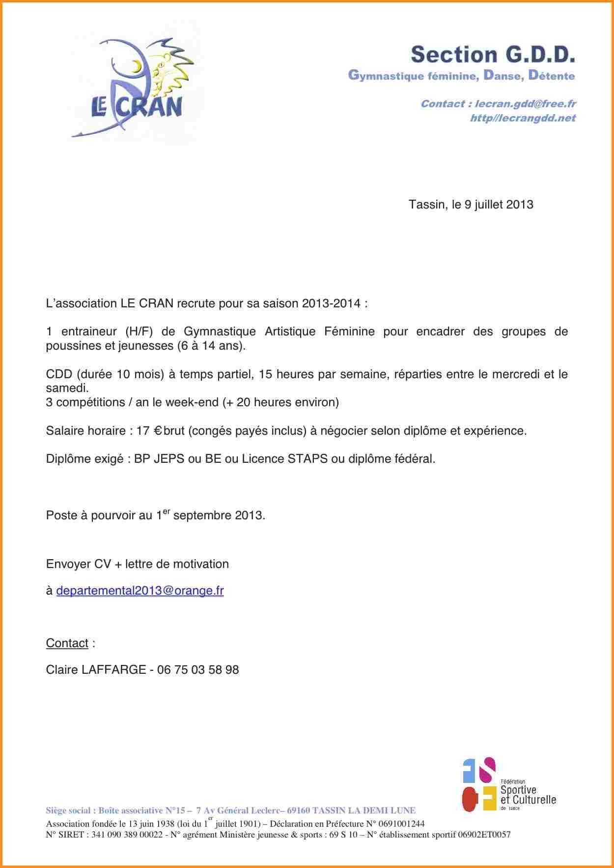 Lettre De Motivation Exemple Atsem Ini Huruf b