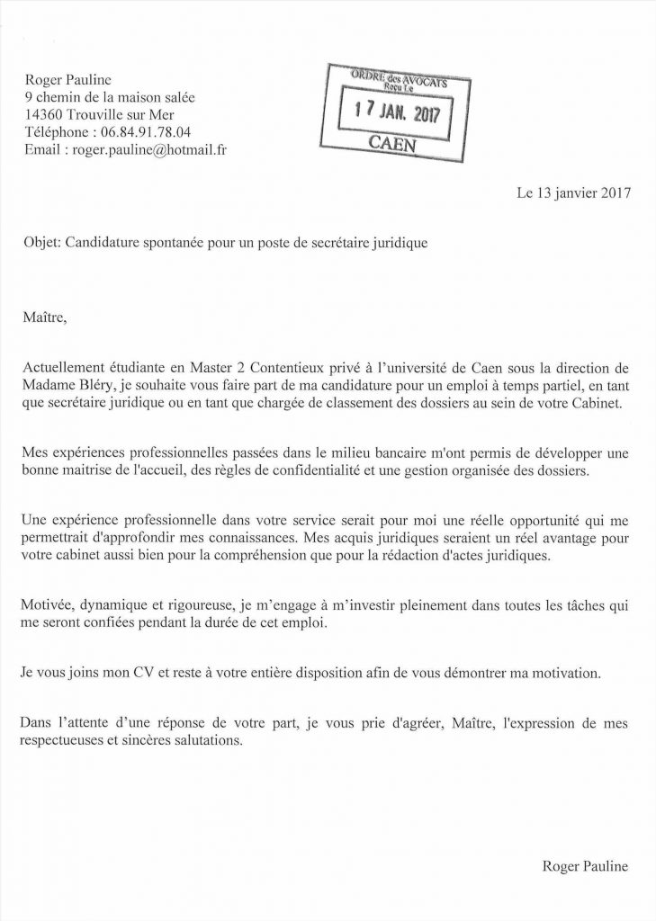 Lettre de motivation pour un 2eme emploi laboitecv.fr