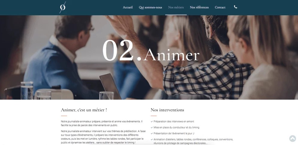 Création du site WordPress avec Elementor pour une agence