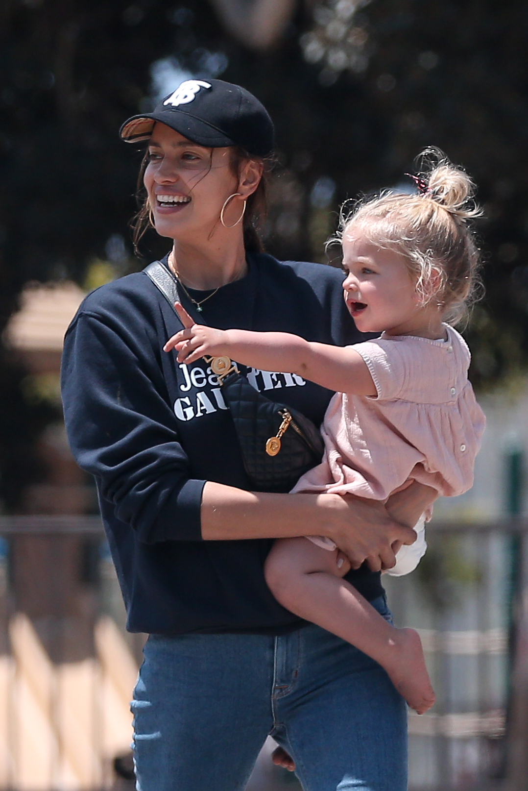 Irina Shayk Looks Chic While Enjoying MommyDaughter Time With Lea
