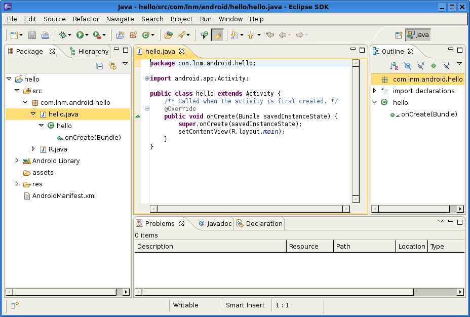 Mobilanwendungen mit dem AndroidSDK und Eclipse programmieren