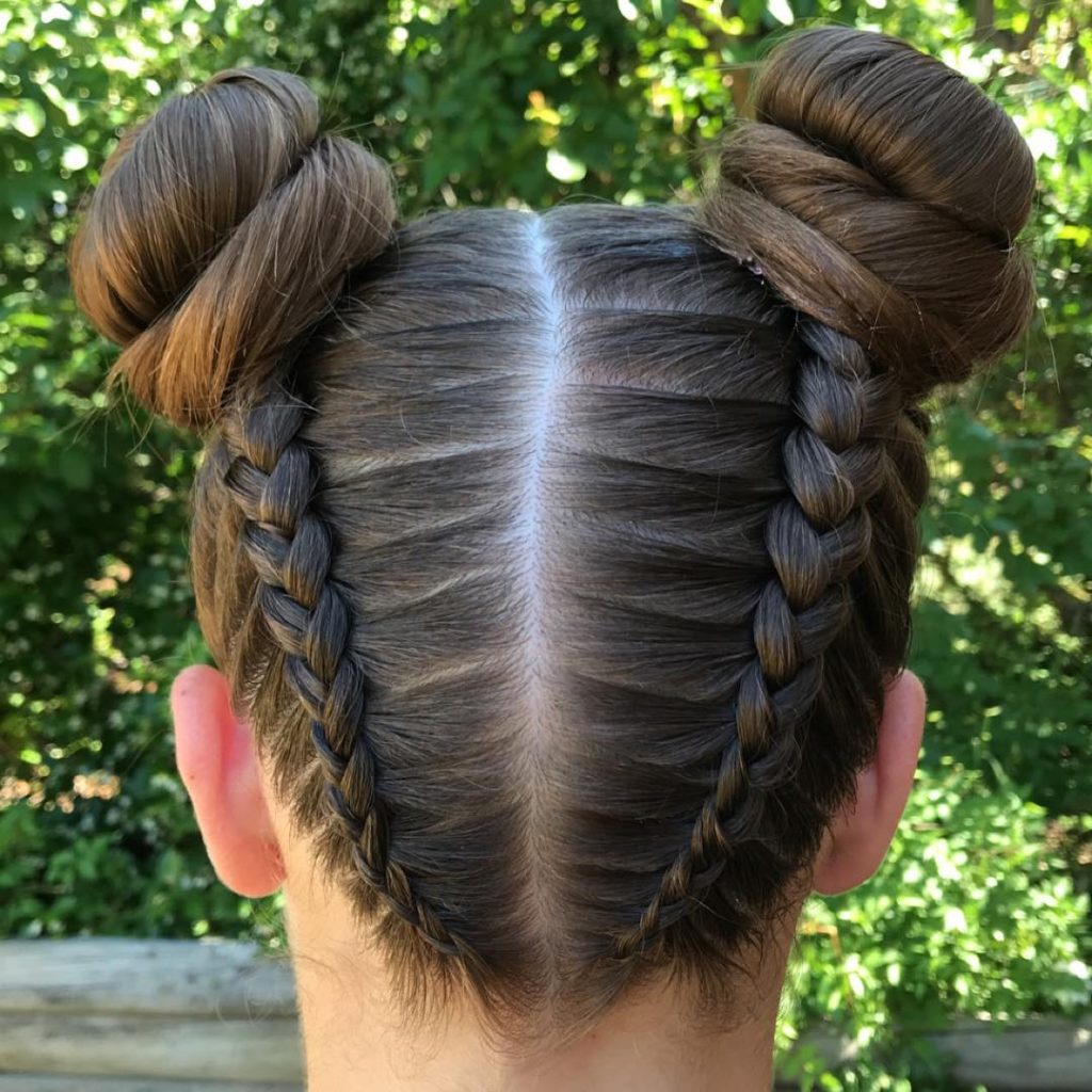 [UPDATED] 30+ Space Bun Braids Ideas