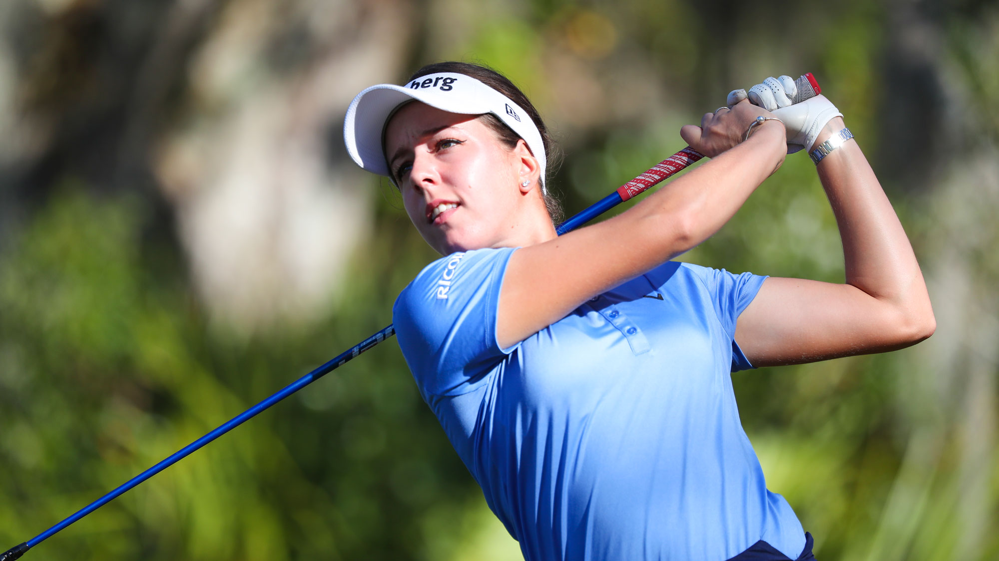 Hall Rebounds from 77 LPGA Ladies Professional Golf Association