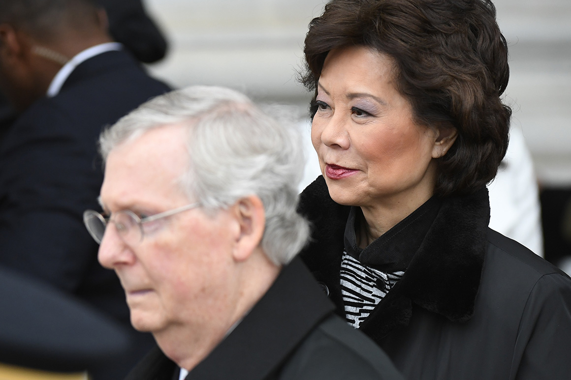 Mitch McConnell Wife Who Is Elaine Chao?