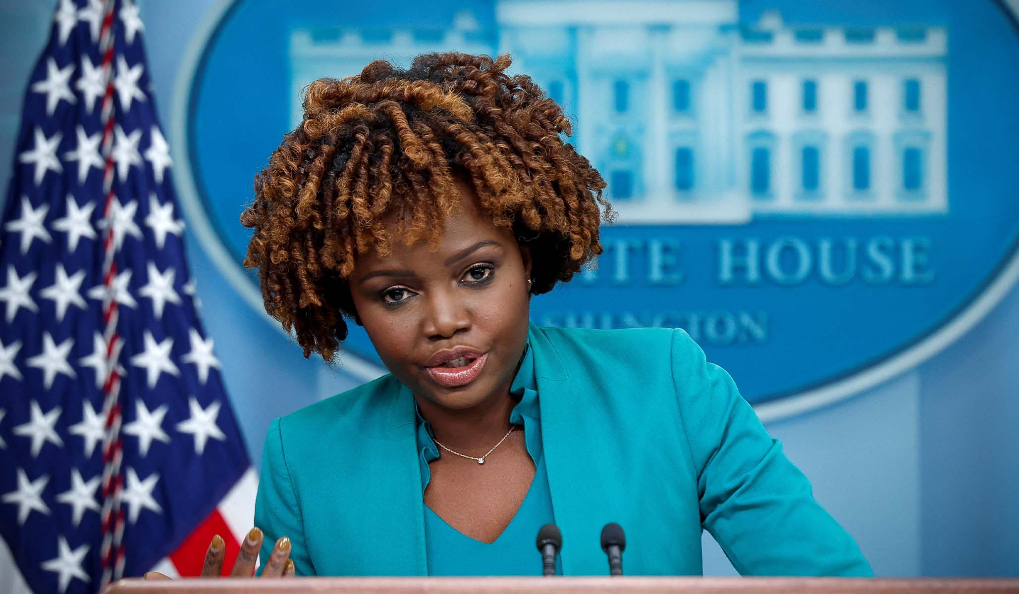 Ruby Walker Rumor White House Press Secretary Karine Jeanpierre Holds