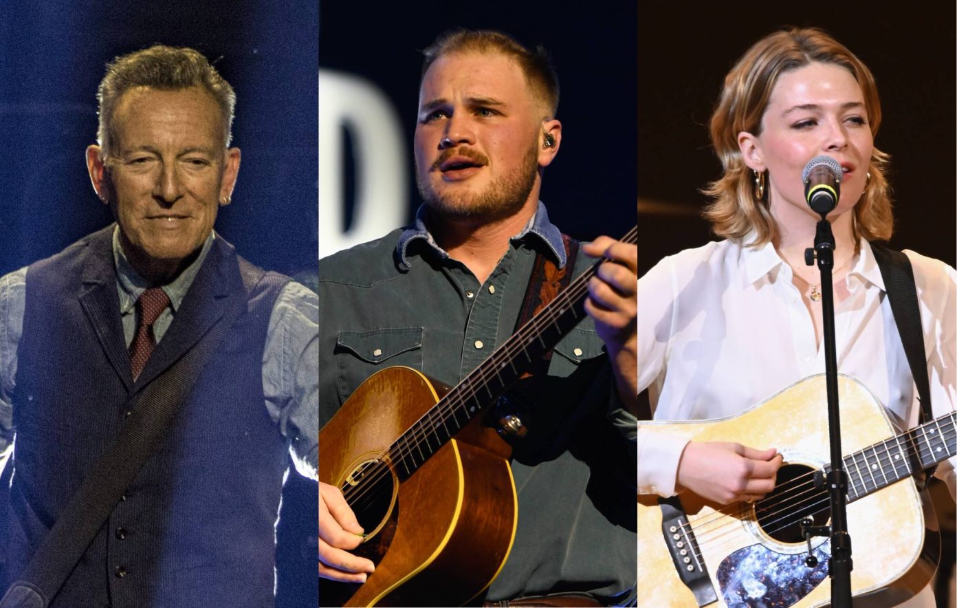 Watch Bruce Springsteen join Zach Bryan and Maggie Rogers on stage in