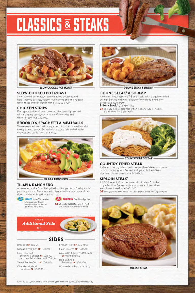 Denny’s Menu OC Restaurant Guides