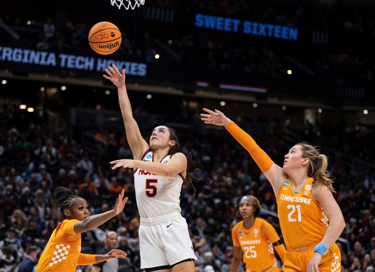 Amoore scores 29 as Virginia Tech tops Tennessee in women’s