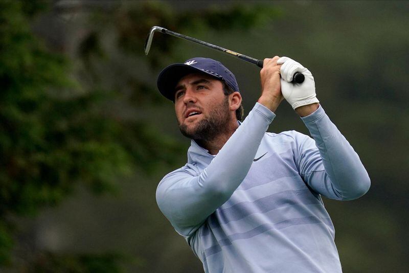 Rookie Scottie Scheffler shoots historic 59 at the Northern Trust golf