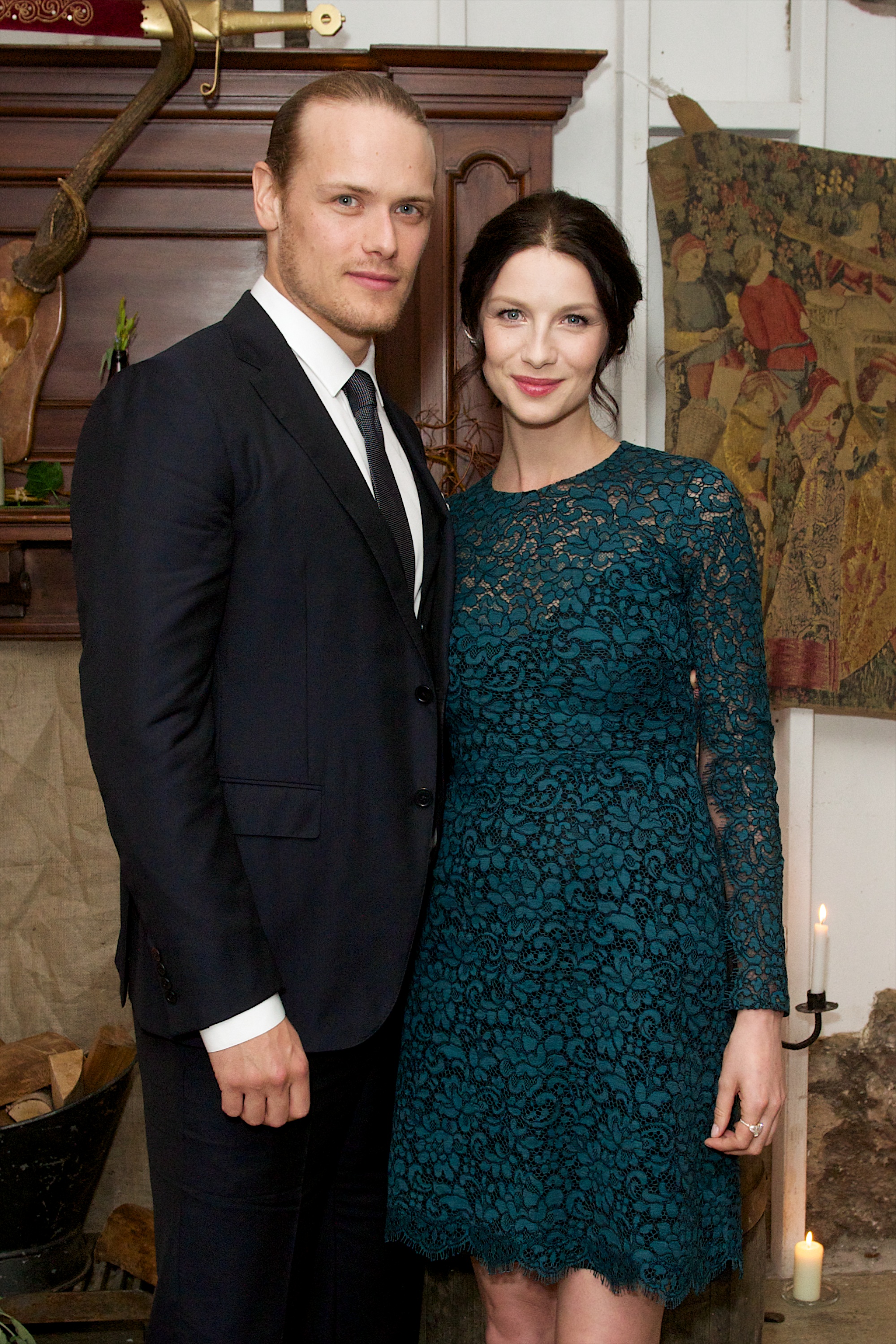 Exclusive Caitriona Balfe & Sam Heughan on choreography and rewards