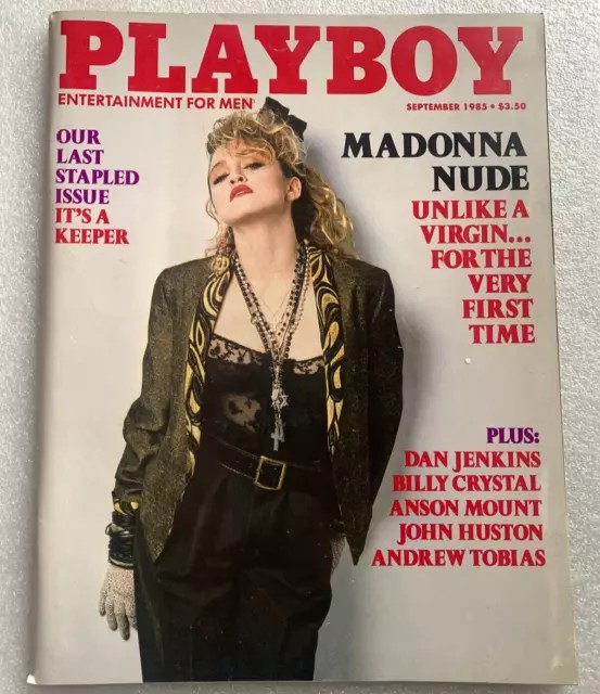PLAYBOY MAGAZINE MADONNA Naked Nude September 1985 Brigitte Nielsen
