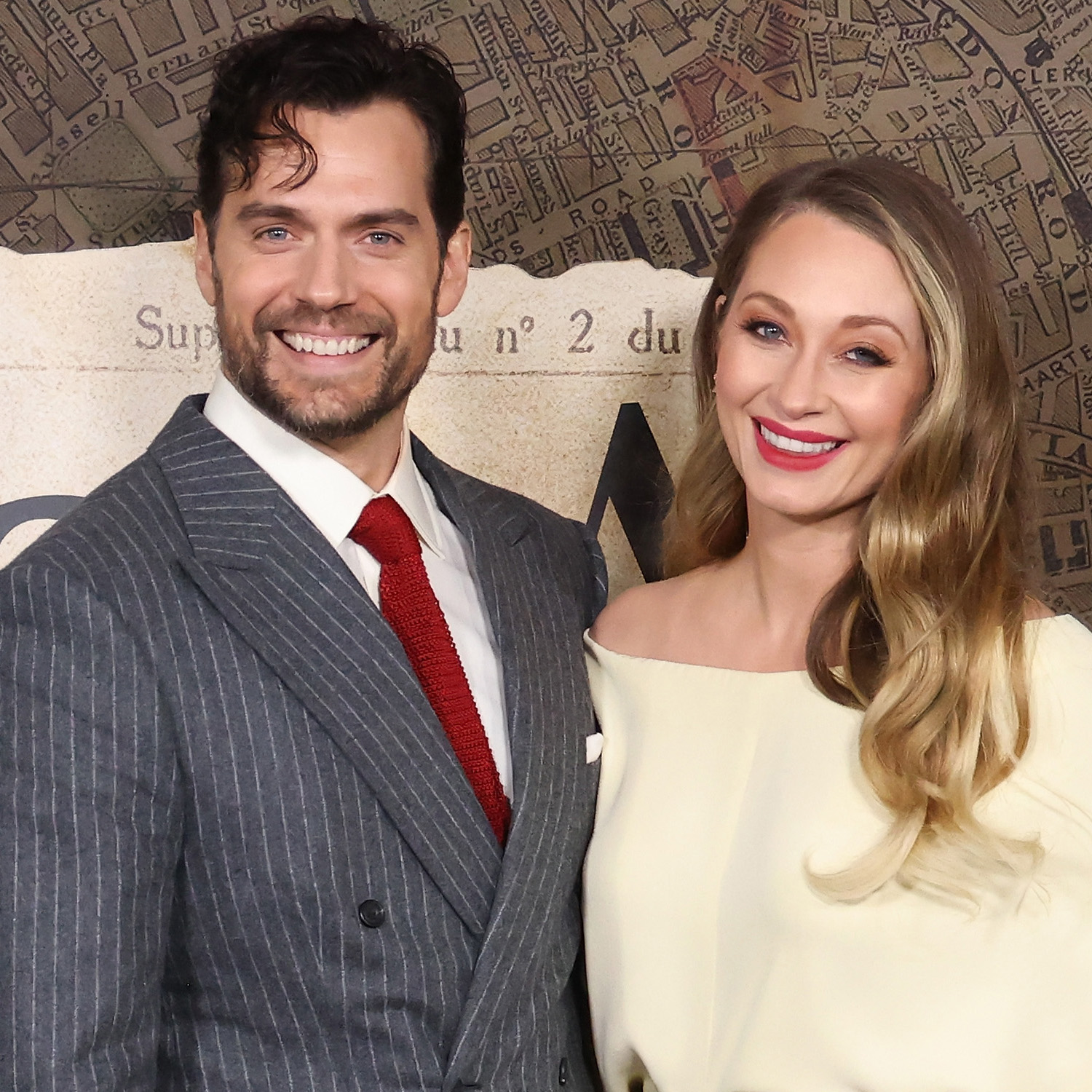 Henry Cavill Walks the Red Carpet With Girlfriend Natalie Viscuso For