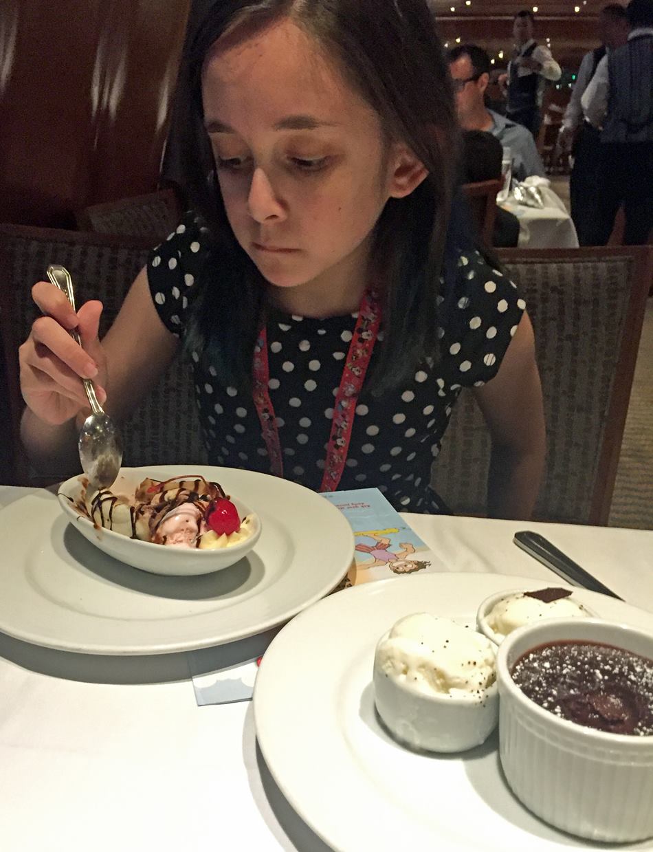 two desserts
