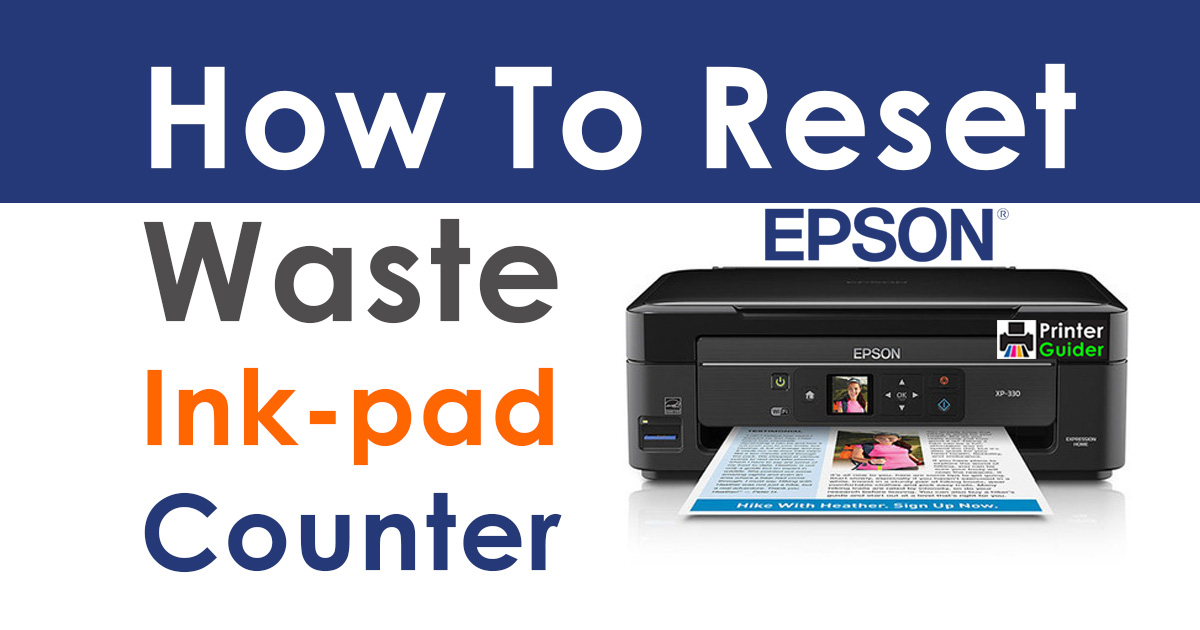 How To Reset Waste Inkpad Counter Using Epson Adjustment Program