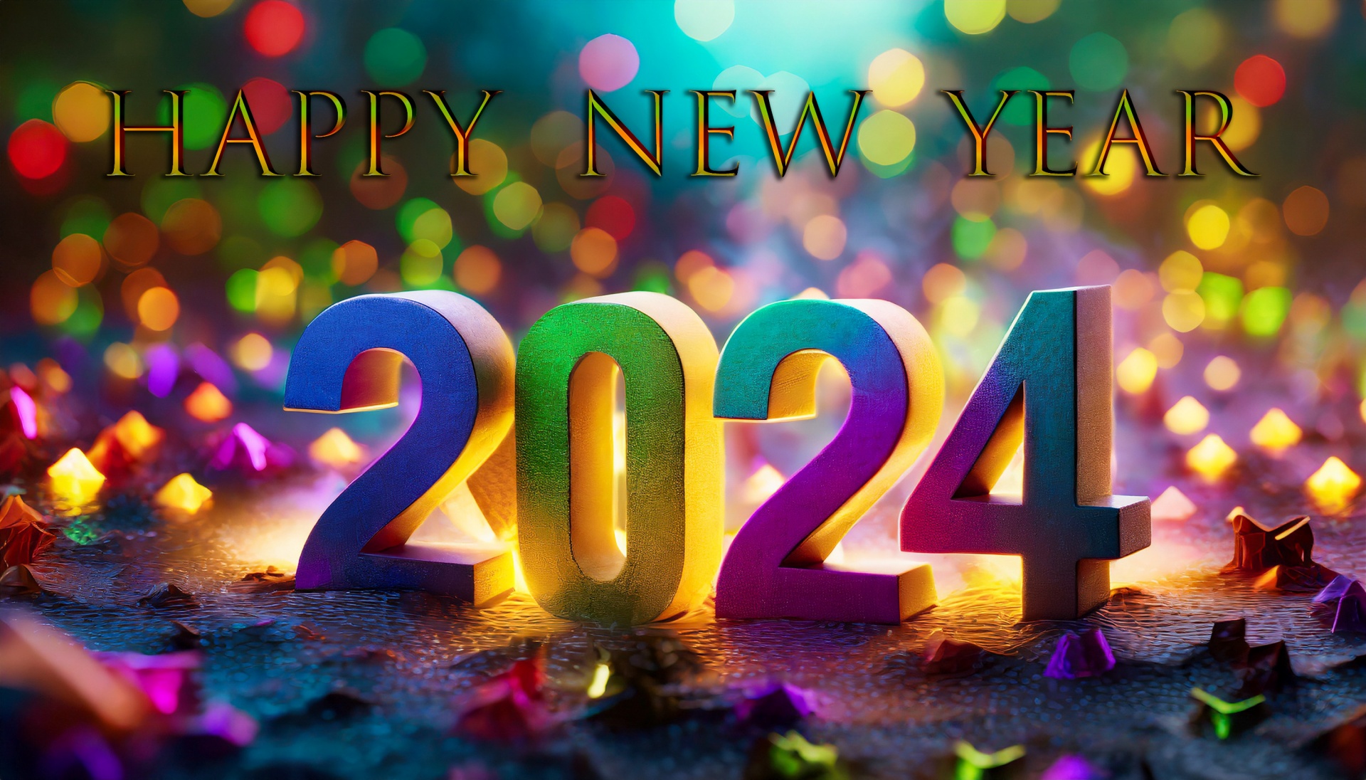 New Year, Year 2024, Greeting Card Free Stock Photo Public Domain Pictures