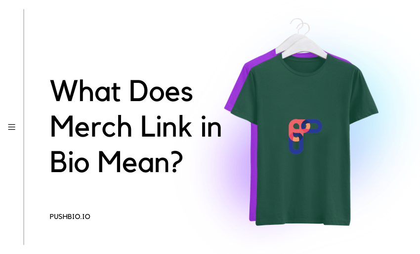 What Does Merch Link In Bio Mean? Pushbio