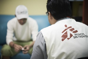 Axel Valezquez aged 19 has come to visit MSF's Servicio Prioritario, Tegucigalpa