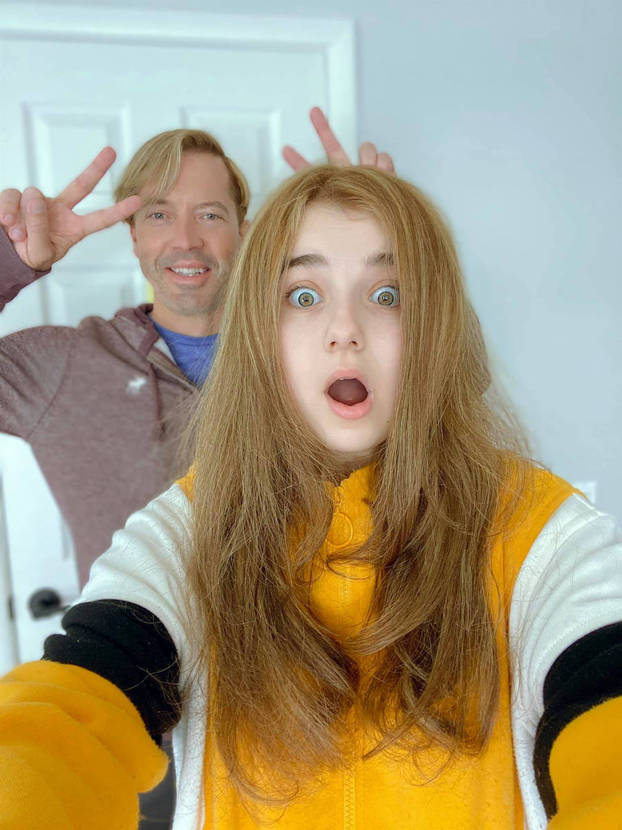 Daniel Halseth and his daughter Sierra are seen in this image posted to