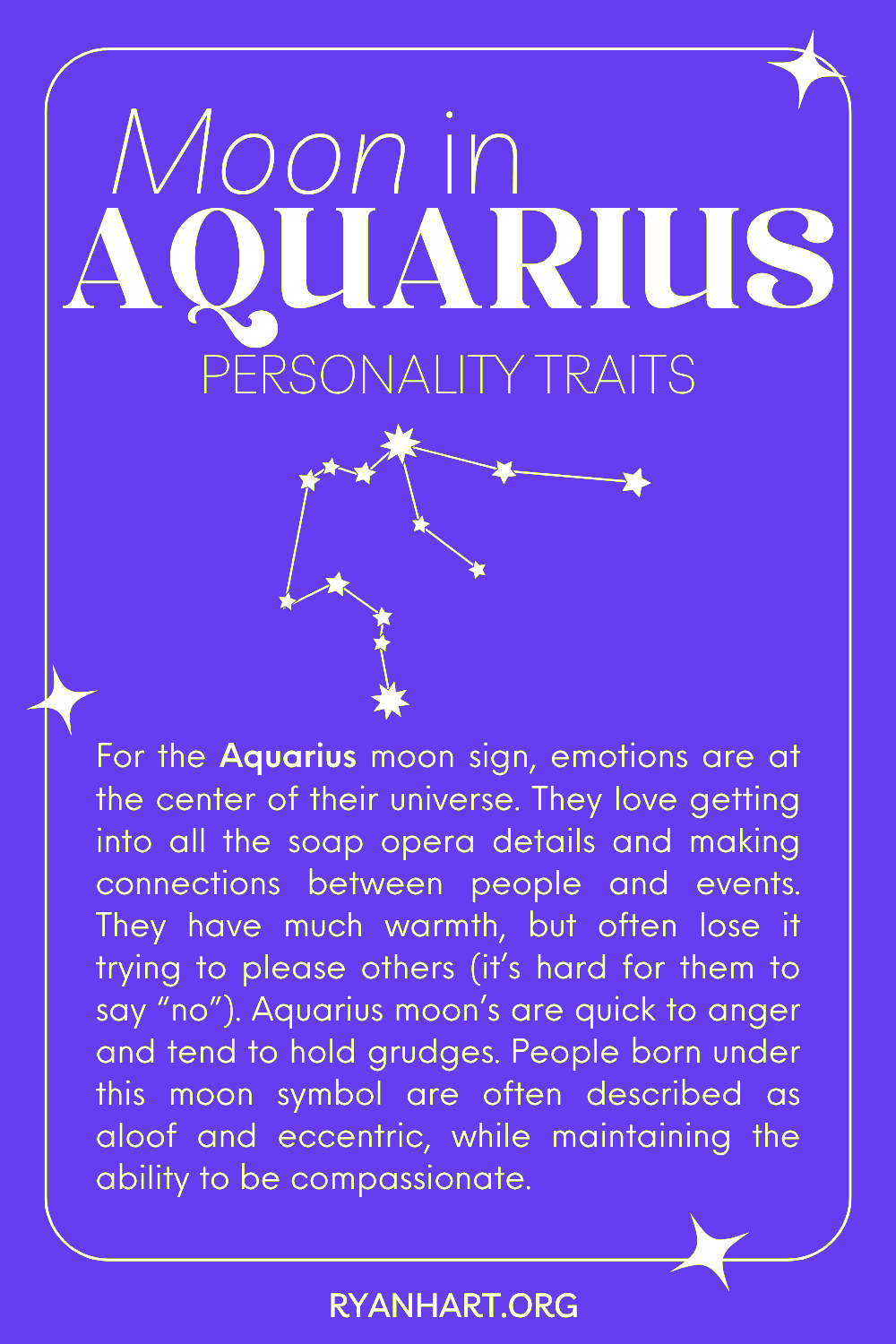 Aquarius Moon Sign Personality Traits Ryan Hart