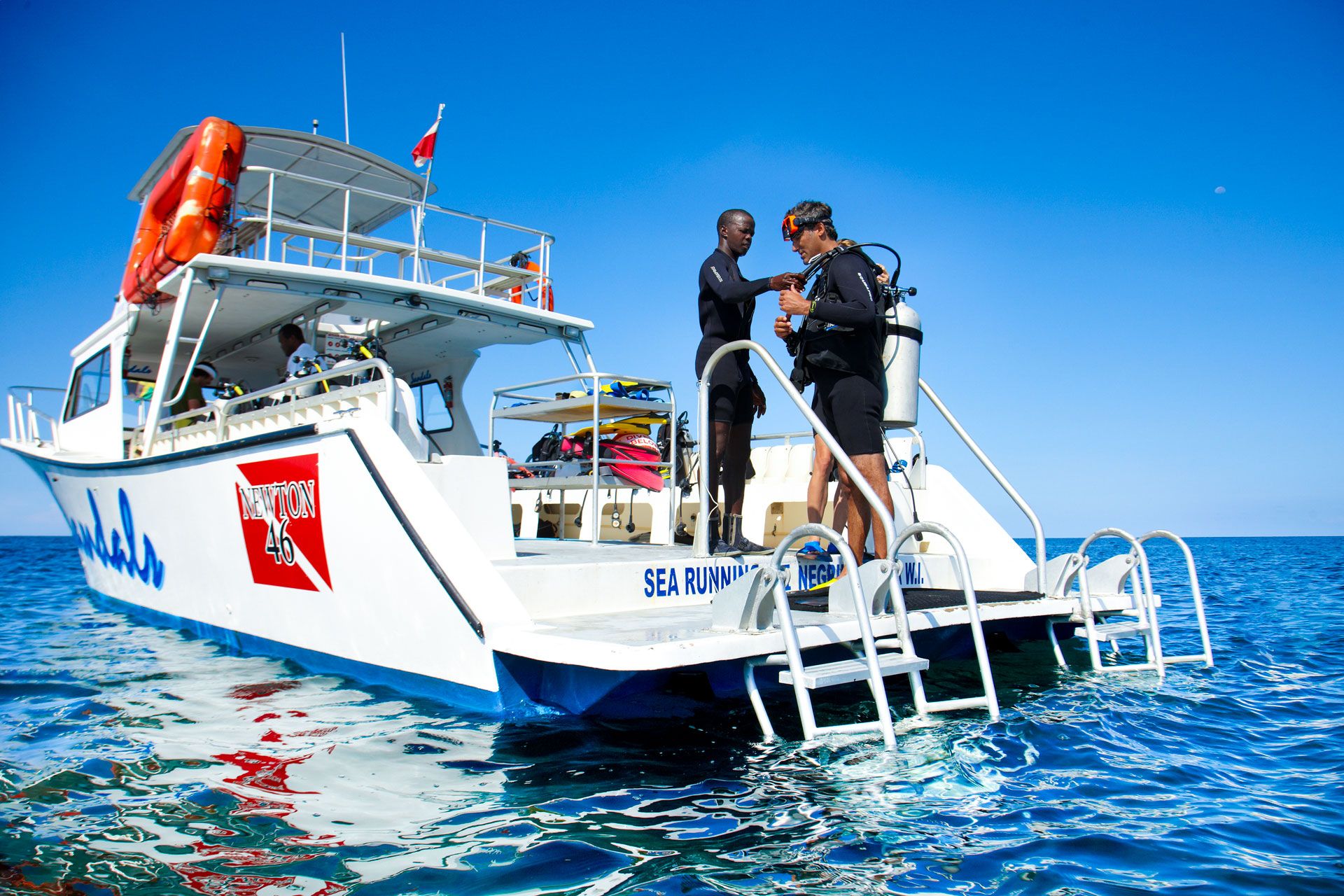 A PADI® Certified Scuba Diver At Sandals Resorts