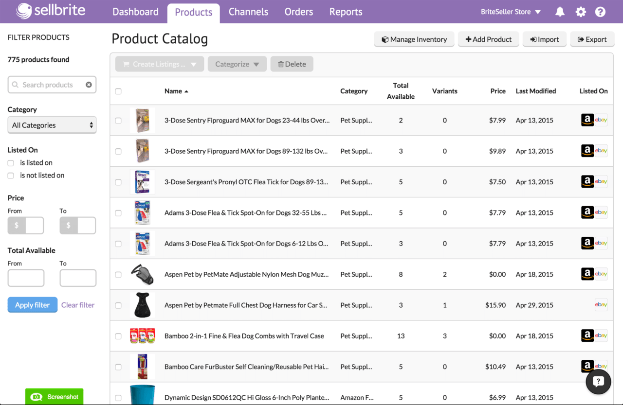 Sellbrite Review Best Amazon Inventory Management Software