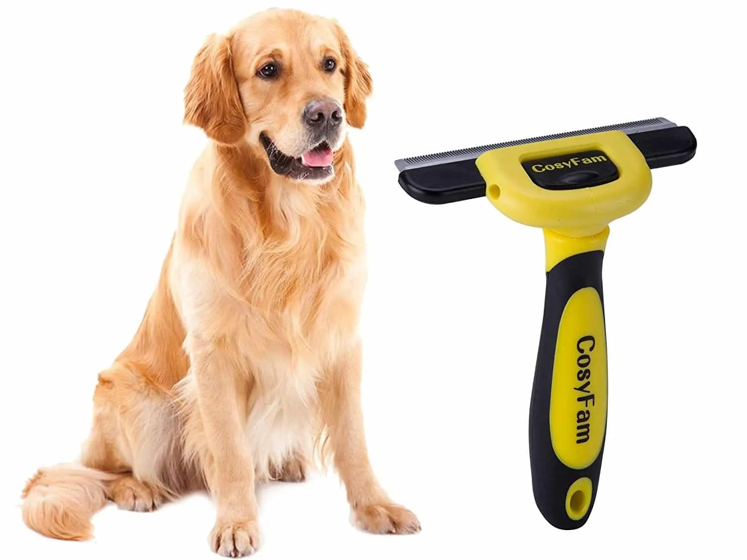 Dog Brush CosyFam Dog Brush Cat Brush De Shedding Brush Grooming Tool