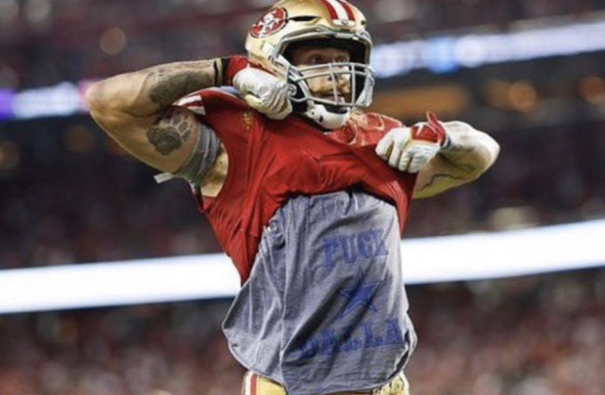 Profane TShirt Goes Viral as Cowboys Get Crushed By Kittle's