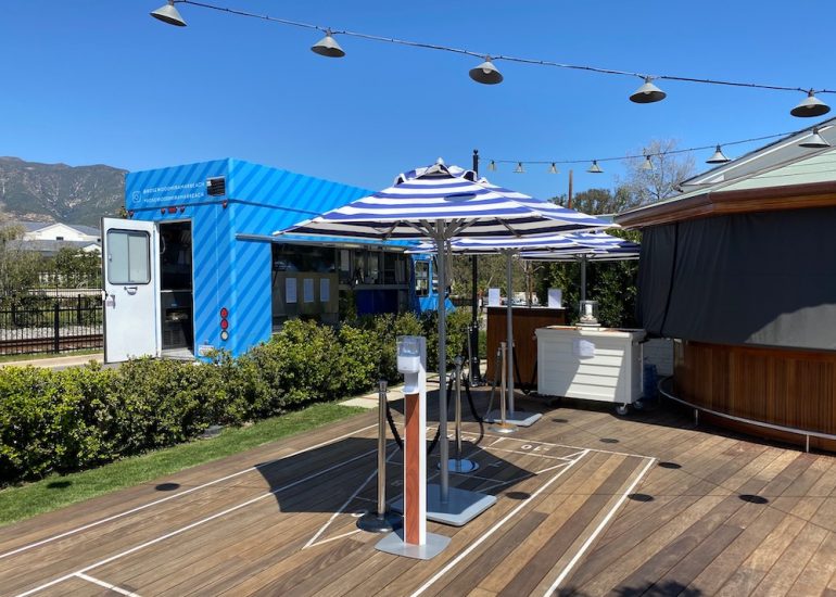 Siteline The Miramar’s Food Truck Is Serving as a Beach Bar