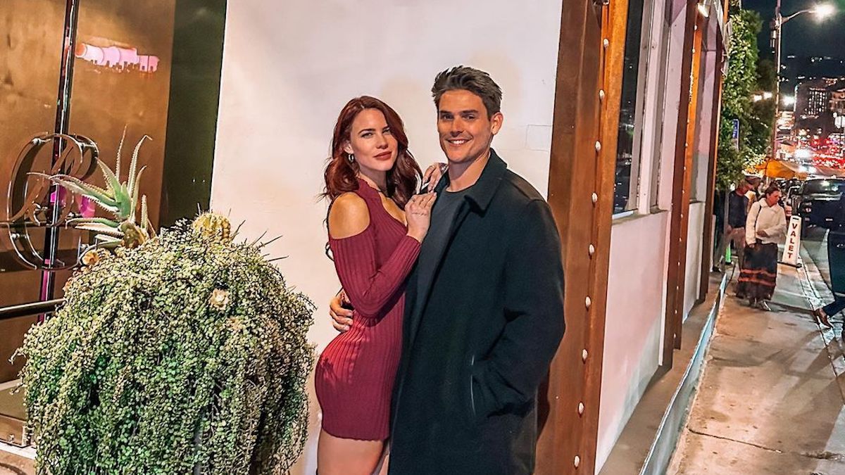 Courtney Hope and Mark Grossman's Night Out! Soaps In Depth