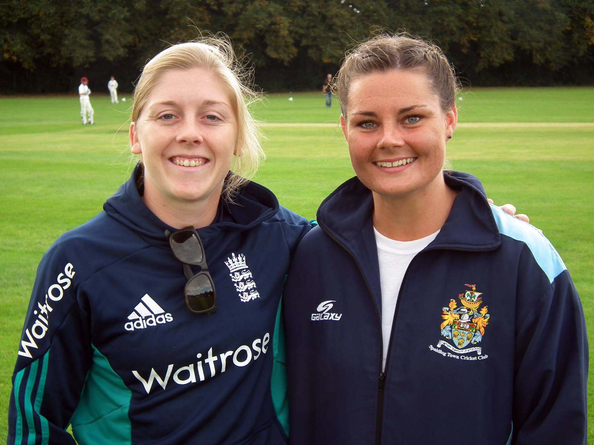 England star Heather Knight is a big hit in Spalding Town open day