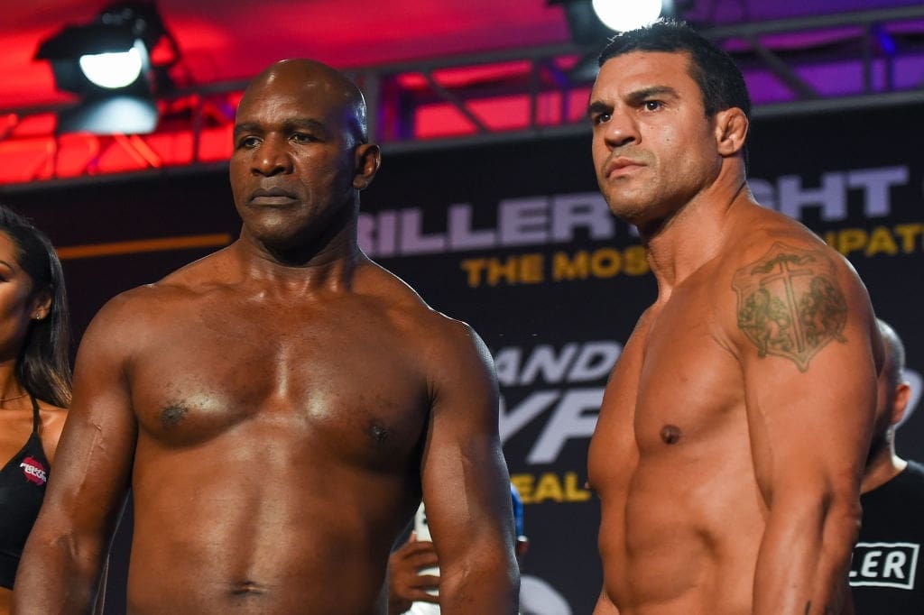 Evander Holyfield vs Vitor Belfort Age, Height, Weight, Reach, Net