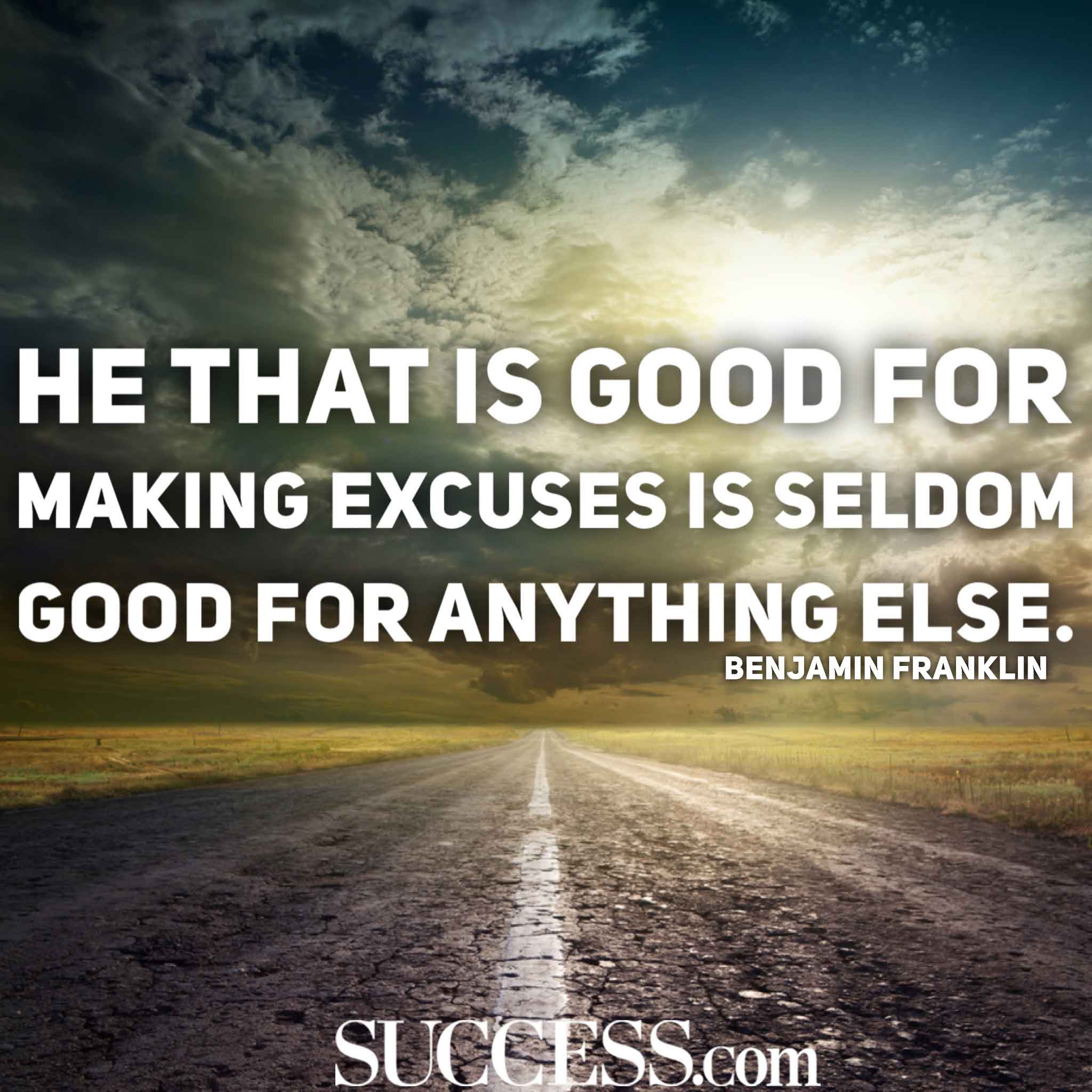 15 Motivational Quotes to Stop Making Excuses SUCCESS