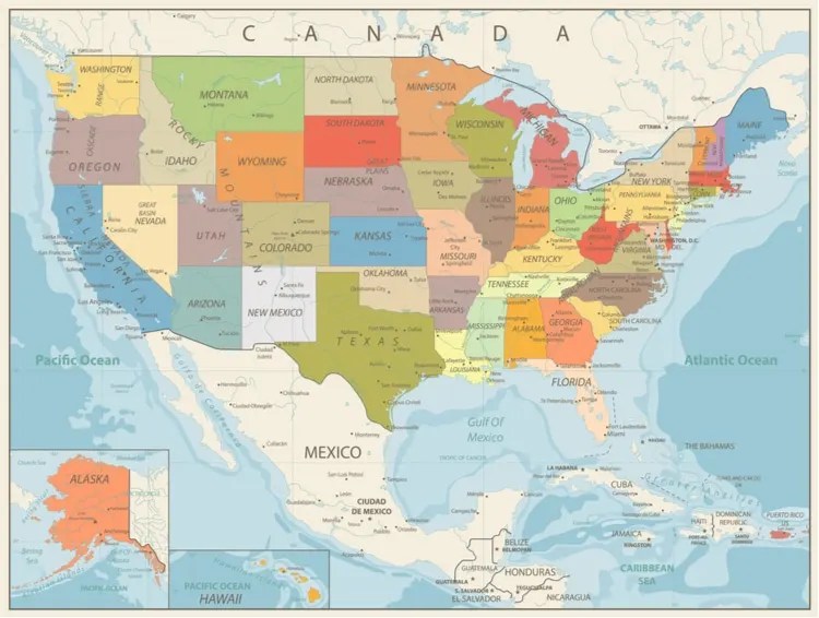 Largest States in the US by Area