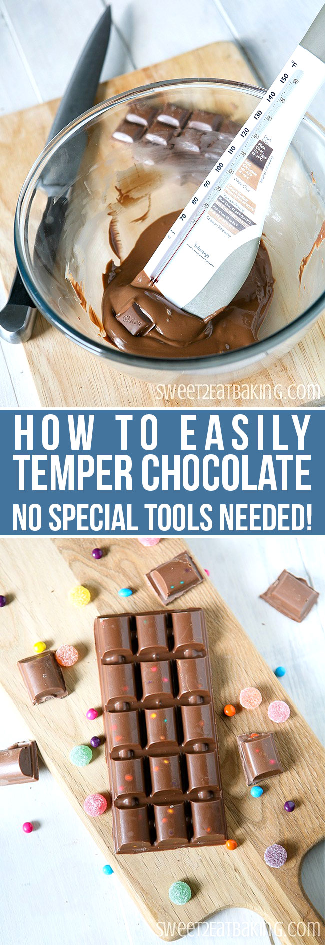 Chocolate Tempering How To Temper Chocolate The Easy Way Chocolate Tutorial