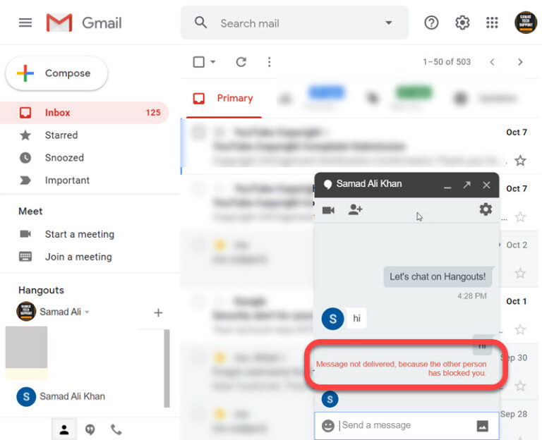 How To Know If Someone Blocked You on Gmail