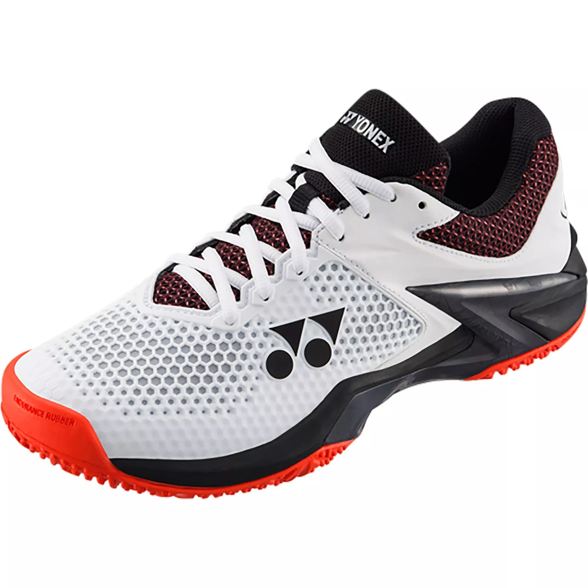Yonex Mens Eclipsion 2 Clay Tennis Shoes White/Orange
