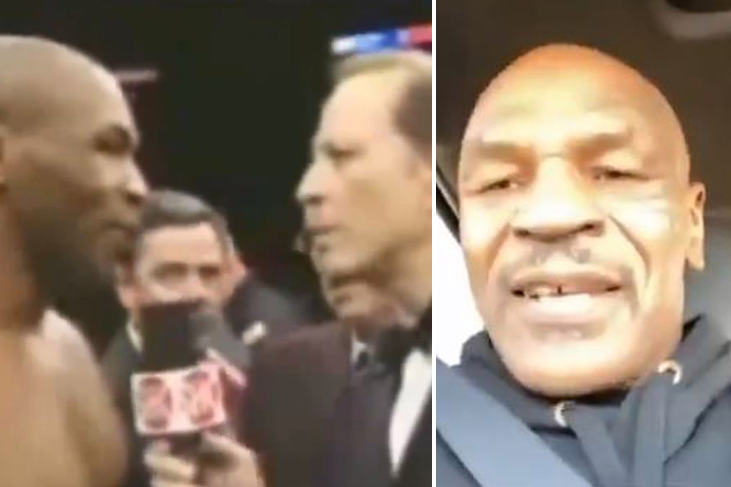 Mike Tyson laughs as he explains bizarre moment he told reporter he'd