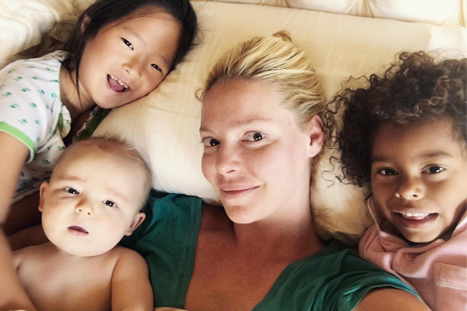 How many kids does Katherine Heigl have?