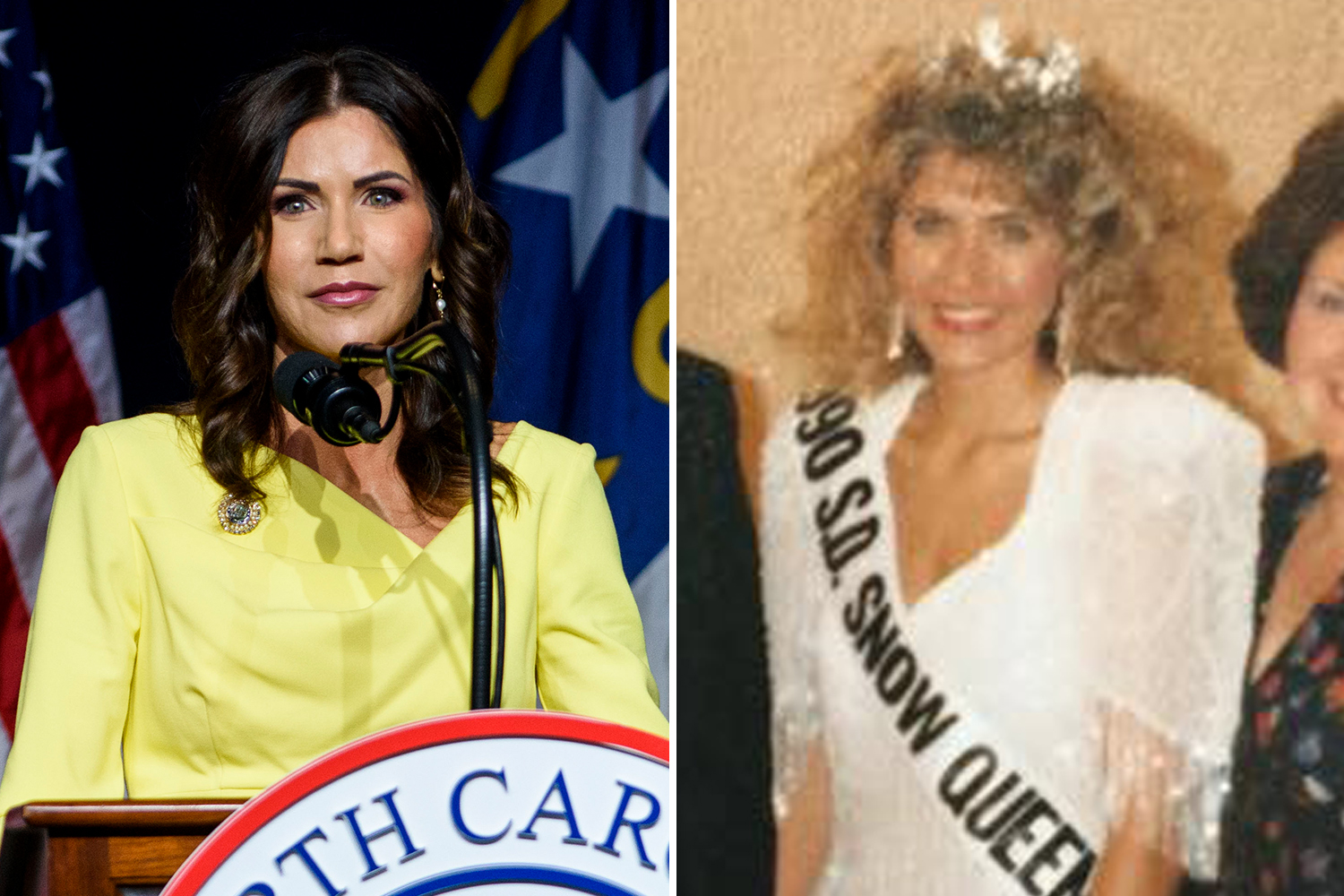 South Dakota Governor Kristi Noem looks unrecognizable in throwback pic