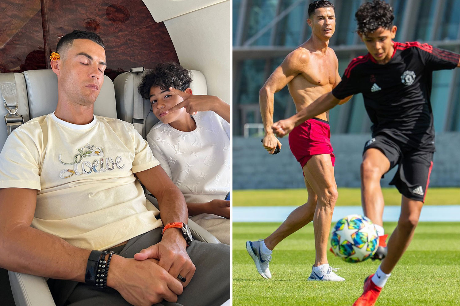 Cristiano Ronaldo pays touching tribute to son Jr on 12th birthday... as Man Utd star hints they