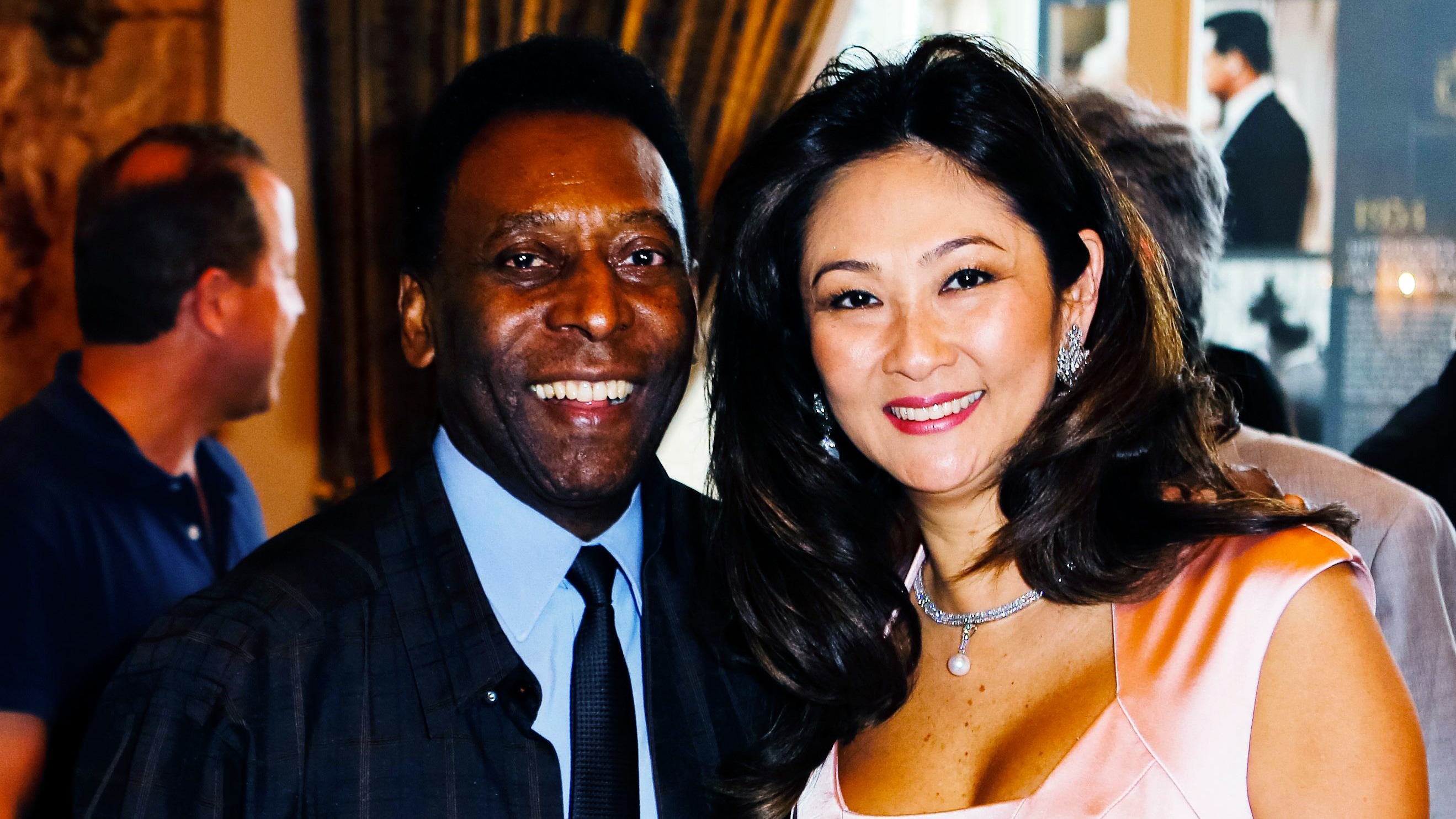 Who was Pele's wife Marcia Cibele Aoki and did they have children