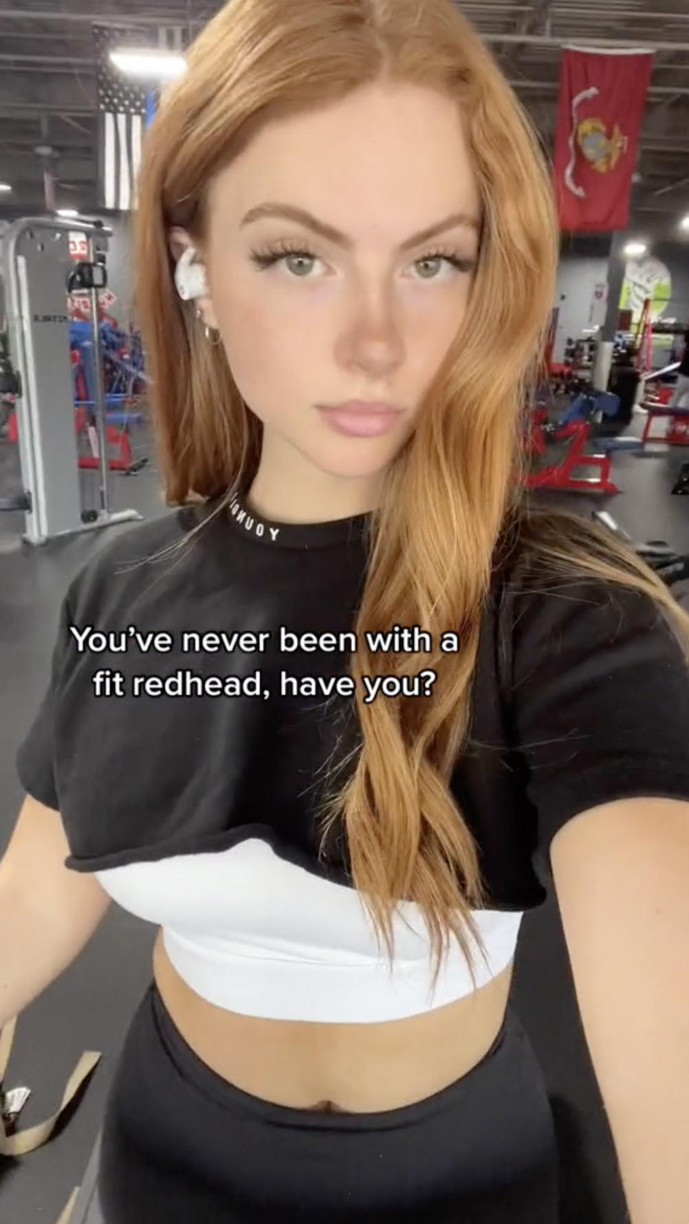 I’m a gym girl I ask men if they’ve ever been with a ‘fit redhead