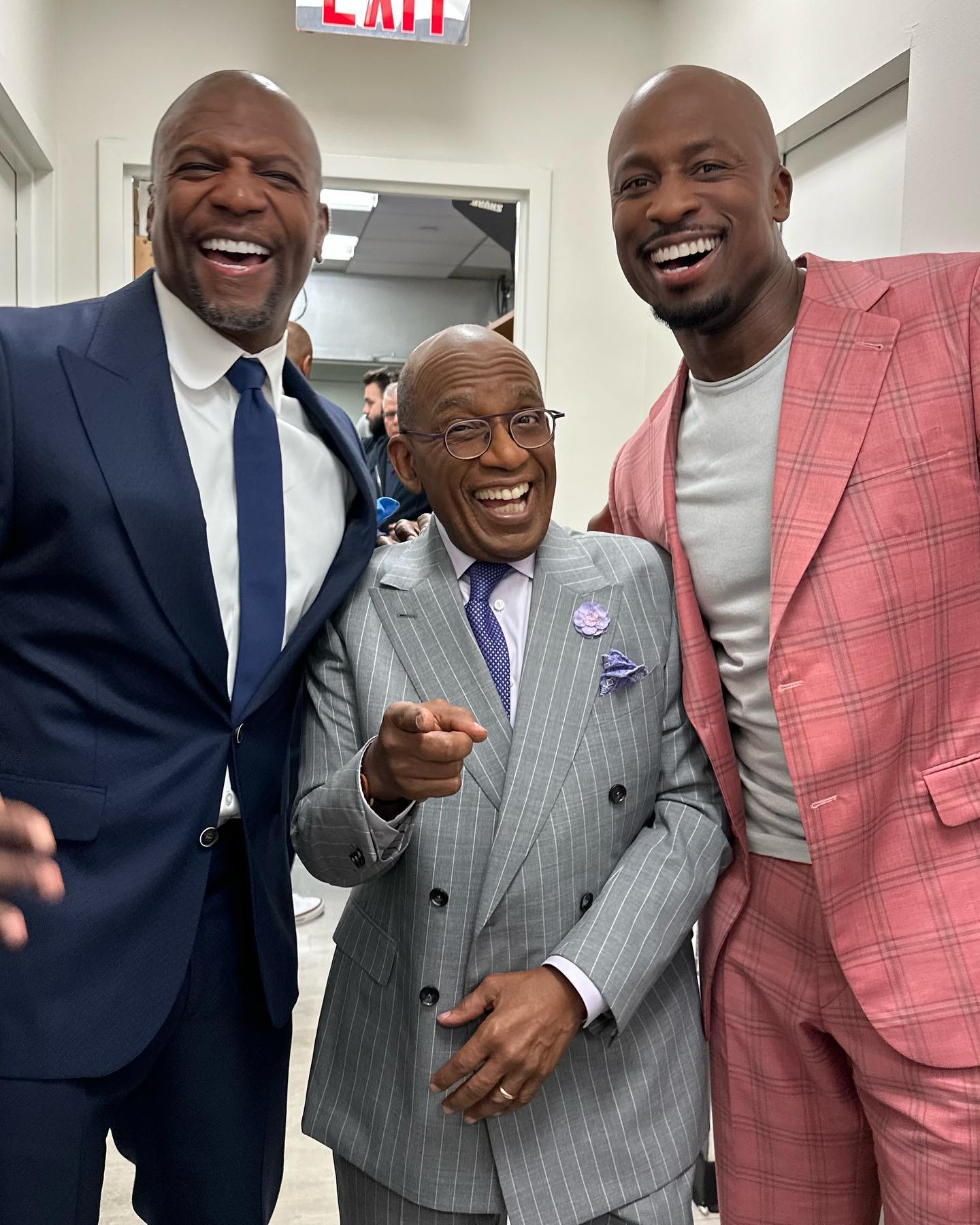 GMA fans shocked over Al Roker's real height in new photo with AGT's Terry Crews and The Talk's