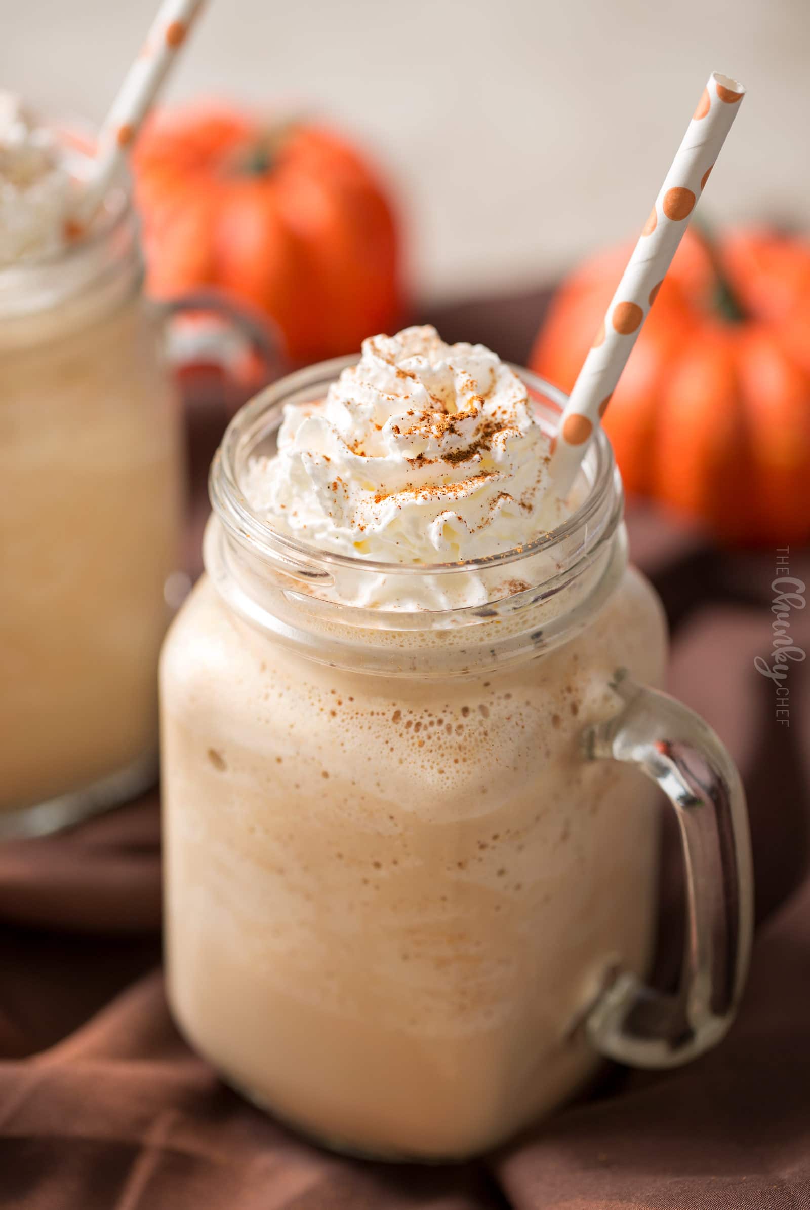 Pumpkin Spice Latte Milkshake The Chunky Chef