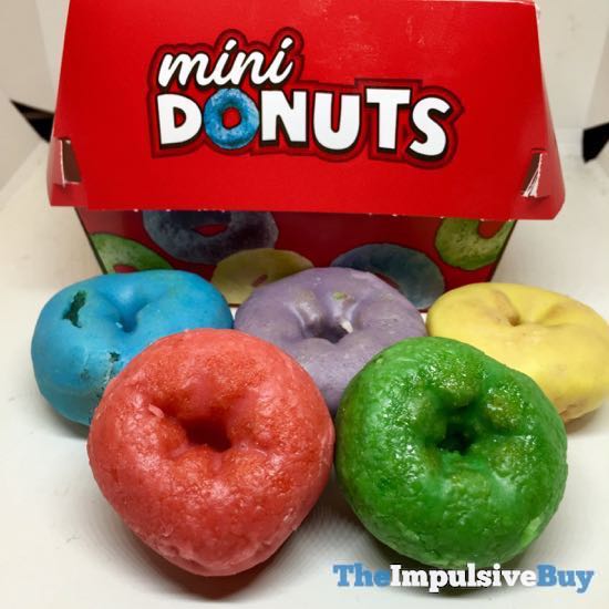 REVIEW Carl's Jr. Froot Loops Mini Donuts The Impulsive Buy