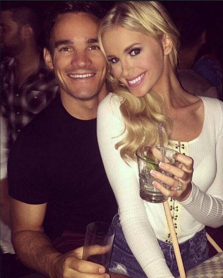 Rugby hunk Max Evans splits from glamour model wife Katy Johnson just