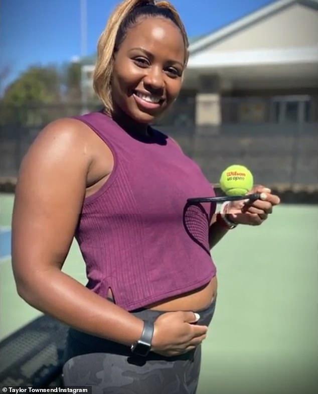 Tennis star Taylor Townsend reveals she is pregnant... just one month