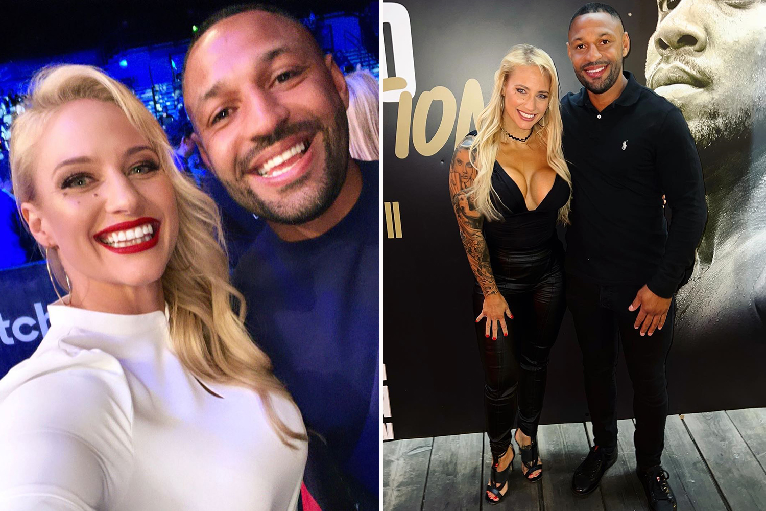 Ebanie Bridges fuels speculation she and Kell Brook are dating as she