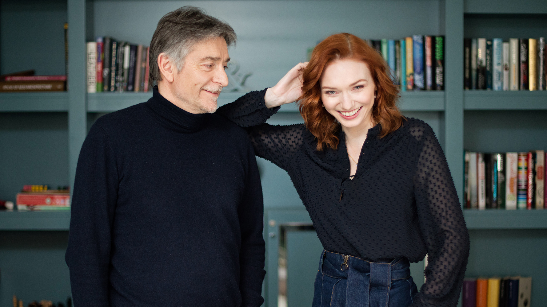 Relative Values Eleanor Tomlinson and her father, Malcolm