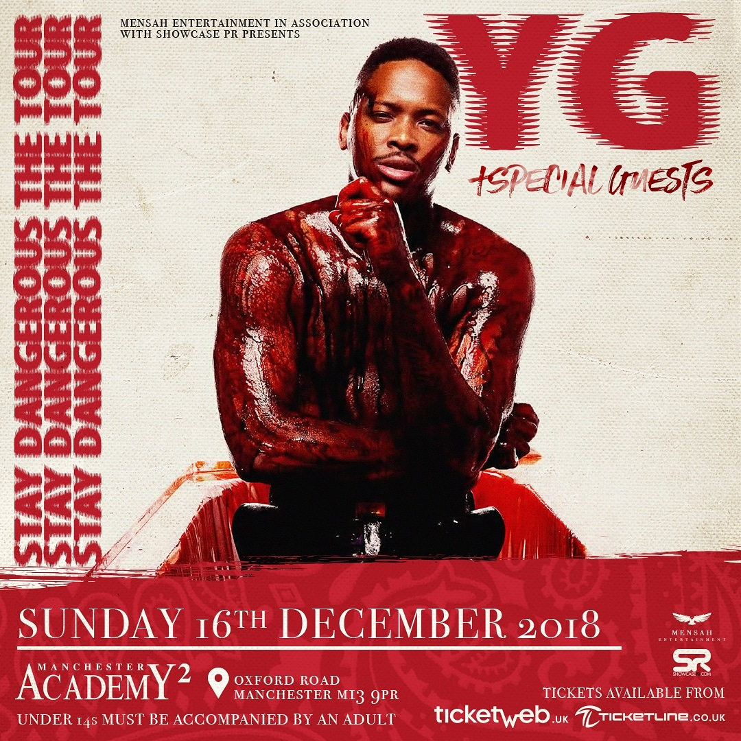 Buy YG tickets, YG tour details, YG reviews Ticketline